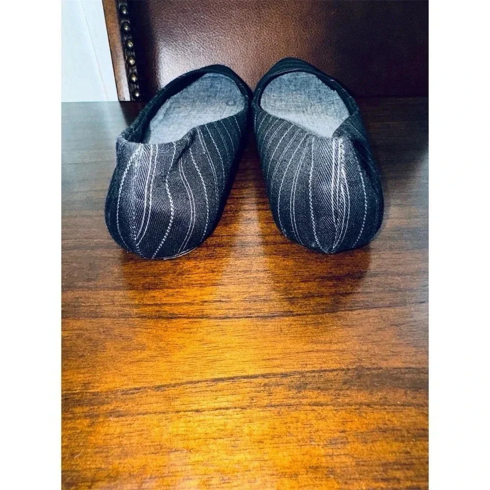Dr. Scholl's Women's Ballet Flats Navy Pinstripe Size 7 M US Cushioned sole - Picture 7 of 7